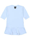 Golf Wear One Point Frill T-Shirt BLUE - WHITEBALL - BALAAN 3