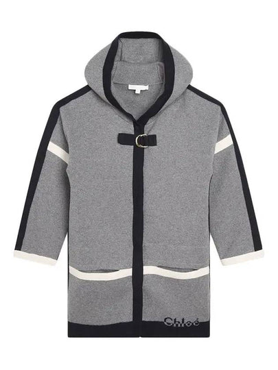 Kids Logo Knit Coat Gray C16444 A38 - CHLOE - BALAAN 2