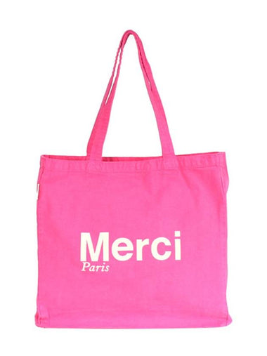 French Mercy tote bag eco grand pink ecru - VIVIENNE WESTWOOD - BALAAN 1