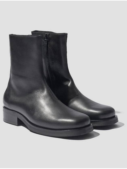 Zipper Camion Leather Ankle Boots Black - OUR LEGACY - BALAAN 2