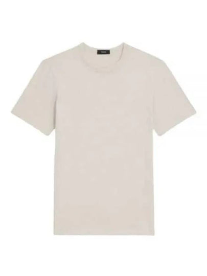 Men's Essential Cosmos Short Sleeve T-Shirt Grey - THEORY - BALAAN 2