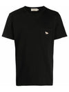 Baby Fox Patch Pocket Short Sleeve T-Shirt Black - MAISON KITSUNE - BALAAN 2