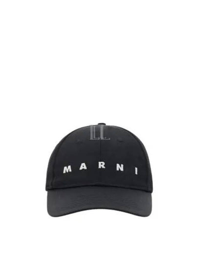 Logo Twill Ball Cap Black - MARNI - BALAAN 2