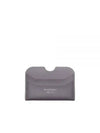 Silver Logo Card Wallet Dark Grey - ACNE STUDIOS - BALAAN 2