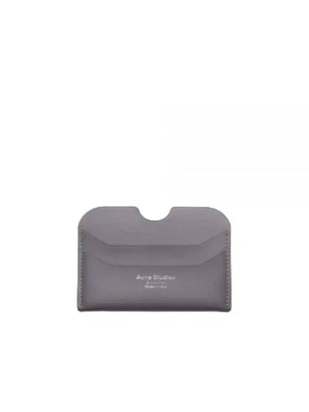 Silver Logo Card Wallet Dark Grey - ACNE STUDIOS - BALAAN 2