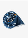 Do Re Boucles 90 Scarf Bleu - HERMES - BALAAN 4