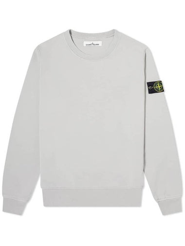 721563051 V0064 Wappen Patch Sweatshirt Light Gray Men s TEO - STONE ISLAND - BALAAN 1