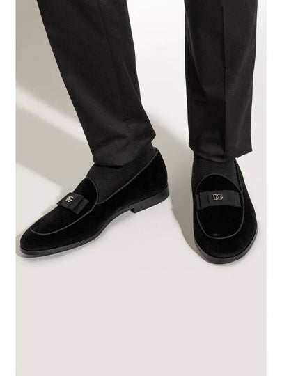 Dolce & Gabbana Shoes With Logo, Men's, Black - DOLCE&GABBANA - BALAAN 2