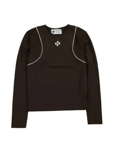 Active Line Long Sleeve T Shirt Brown - HERETIC - BALAAN 1