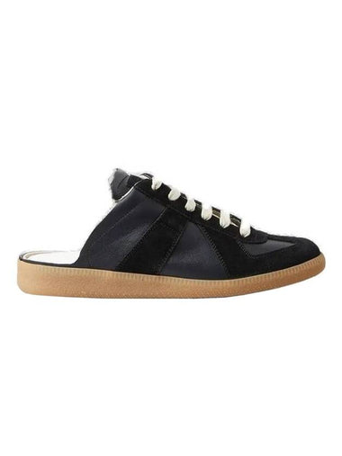 Women's Replica Cut Out Low Top Sneakers Mule Black - MAISON MARGIELA - BALAAN 1