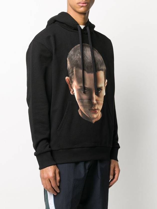 Eleven Archive Print Hoodie Black - IH NOM UH NIT - BALAAN 5