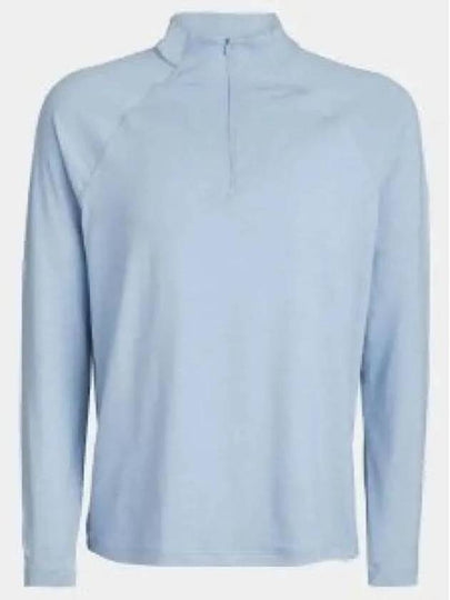 Men's Luxe Quarter Half Zip Layer Long Sleeve T-Shirt Blue - G/FORE - BALAAN 2