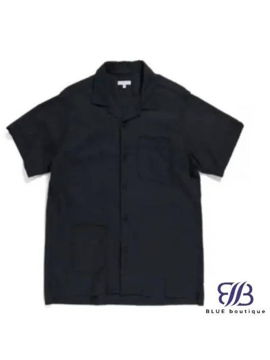 Camp Shirt B Black Cotton Handkerchief 24S1A004 OR015 SV071 - ENGINEERED GARMENTS - BALAAN 1