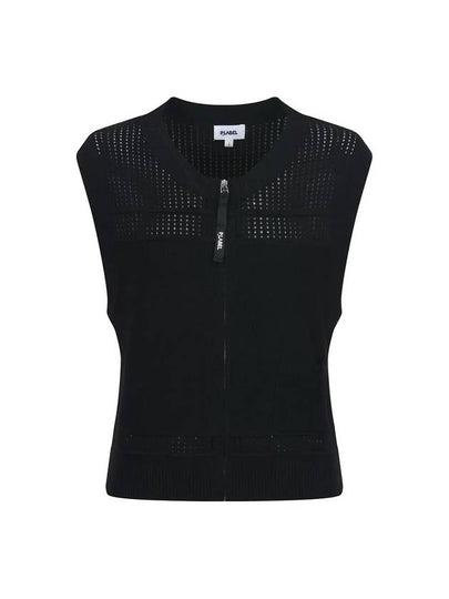 Punching zip-up vest MK3MV315BLK - P_LABEL - BALAAN 2