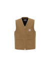 Arbor Cotton Canvas Vest Brown - CARHARTT WIP - BALAAN 2