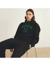 Varsity Graphic Hoodie Black - THE GREEN LAB - BALAAN 4