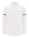 Oxford Armband Stripe Long Sleeve Shirt - THOM BROWNE - BALAAN 2