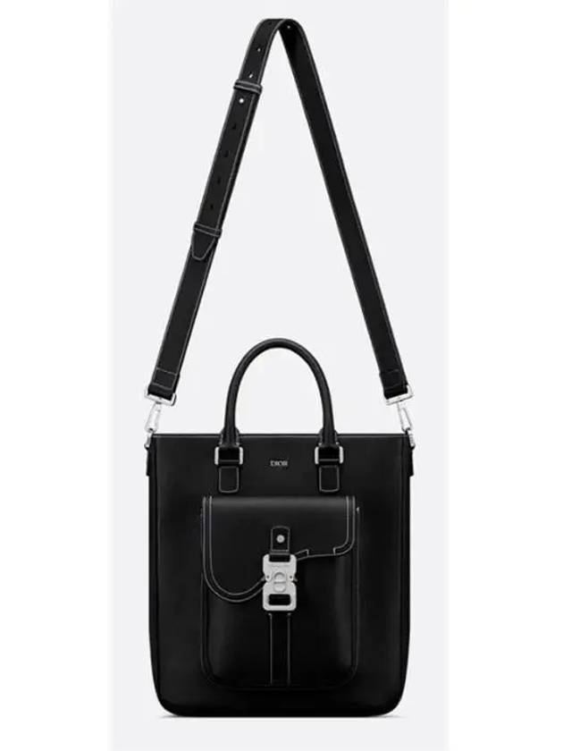 Saddle Tote Bag Black - DIOR - BALAAN 6