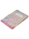 Check Mohair Muffler Fuchsia Lilac Pink - ACNE STUDIOS - BALAAN 2