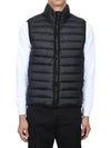 Loom Woven Chambers Recycled Nylon Down TC Vest Black - STONE ISLAND - BALAAN 3