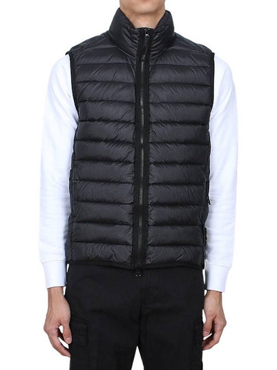 Loom Woven Chambers Recycled Nylon Down TC Vest Black - STONE ISLAND - BALAAN 2