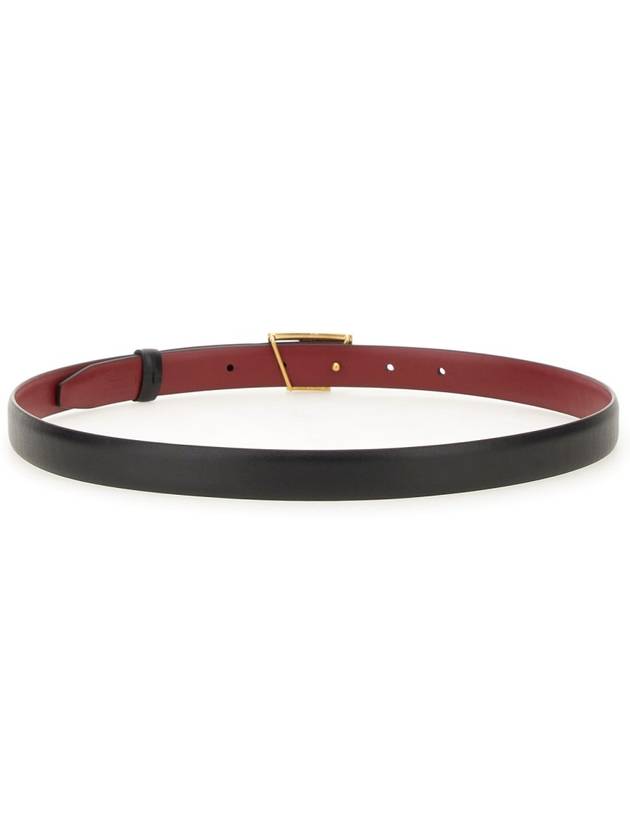 T Timeless Leather Belt Black - TOD'S - BALAAN 4