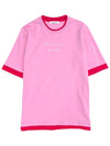 Marathon Short Sleeve T-Shirt Pink - WALES BONNER - BALAAN 2