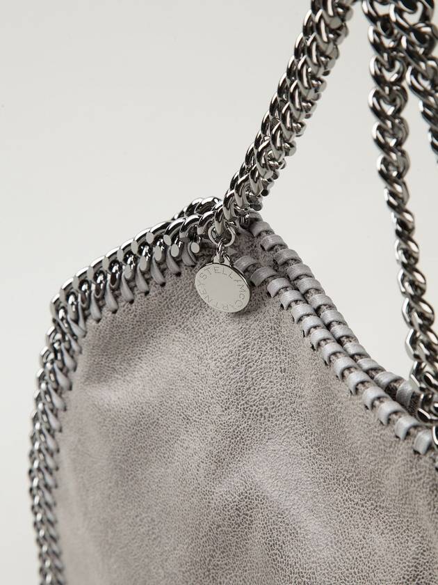 silver Falabella mini tote bag light gray - STELLA MCCARTNEY - BALAAN 7