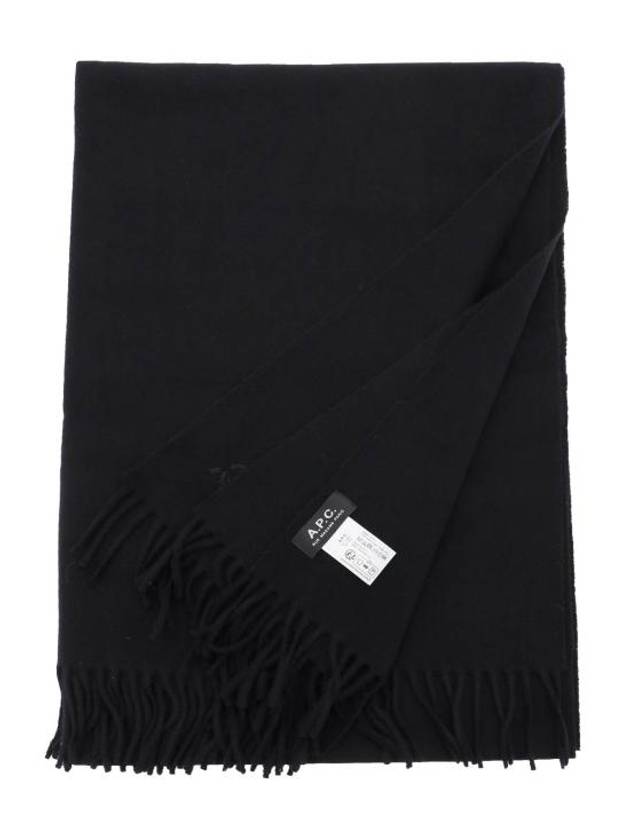 Muffler Scarf WOAFEM15170LZZ Black - A.P.C. - BALAAN 2