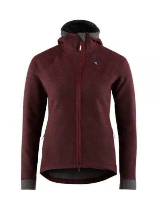 Hodur Hooded Zip Woman Tony Red 10039 243 - KLATTERMUSEN - BALAAN 2