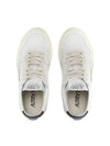 Medalist Black Heel Tab Low Top Sneakers White - AUTRY - BALAAN 4