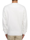 Men's Industrial One Print Sweatshirt White - STONE ISLAND - BALAAN 5