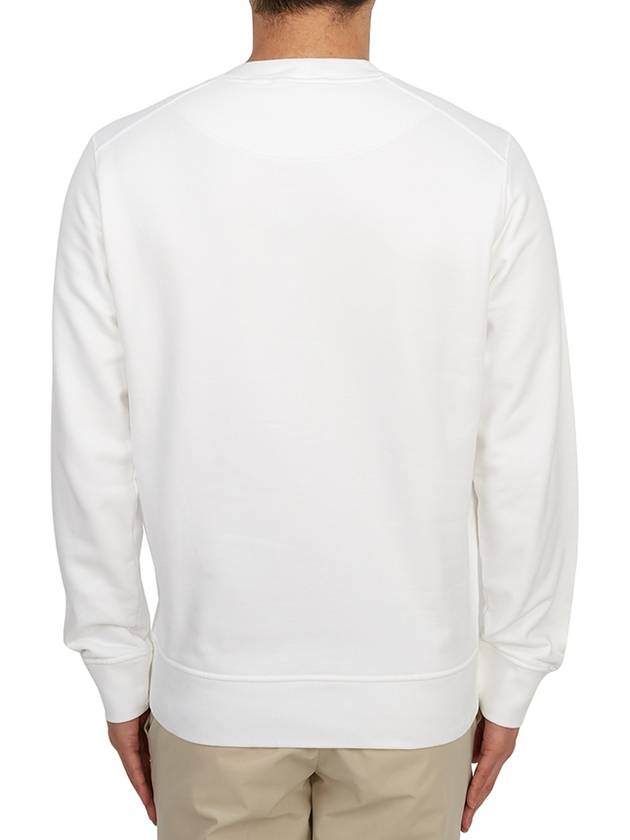 Men's Industrial One Print Sweatshirt White - STONE ISLAND - BALAAN 5