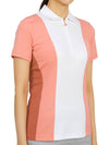 Women's Evelina Golf Polo Shirt Strawberry Ice - J.LINDEBERG - BALAAN 4