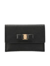 Vara Bow Card Walletr Black - SALVATORE FERRAGAMO - BALAAN 3