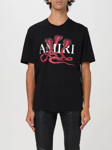 T-shirt con logo e stampa serpenti Amiri - AMIRI - BALAAN 1