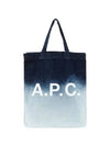 Bleached Denim Tote Bag Blue - A.P.C. - BALAAN 2