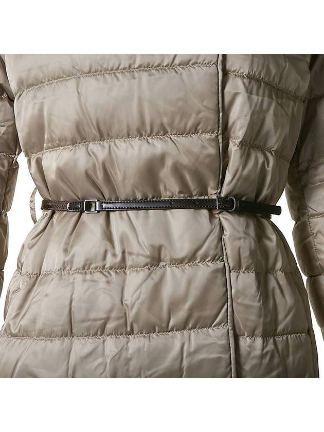 The Cube Nobefwater Repellent Reversible Goose Down Padding Beige - MAX MARA - BALAAN.