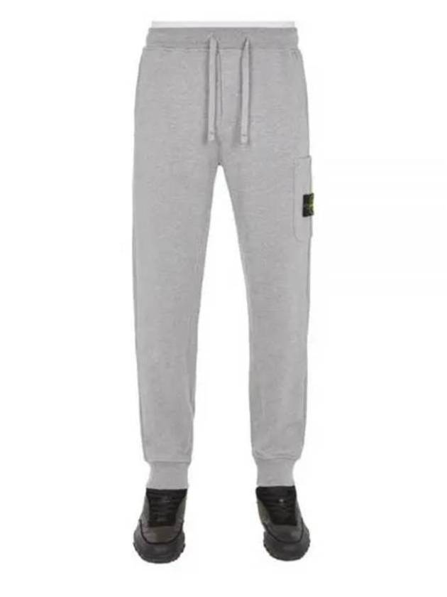 Cotton Fleece Cargo Track Pants Grey - STONE ISLAND - BALAAN 2