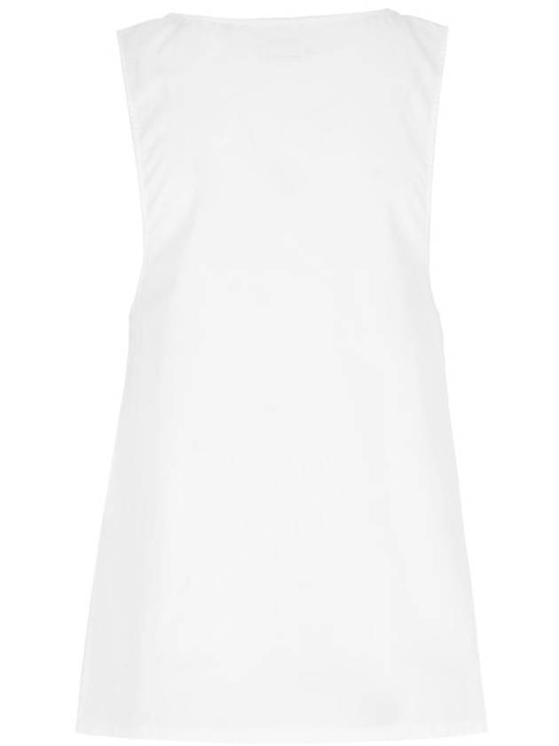 Semi See-through Henry Tank Top 790074Y227W - SAINT LAURENT - BALAAN 3