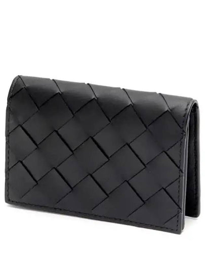 Intrecciato Card Wallet Black - BOTTEGA VENETA - BALAAN 2