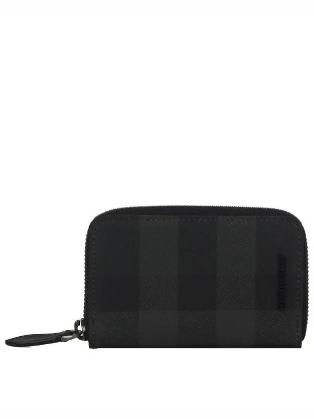 Check Zip Card Case Grey - BURBERRY - BALAAN 2