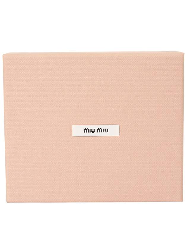 Matelasse Nappa Leather Card Wallet White - MIU MIU - BALAAN 8