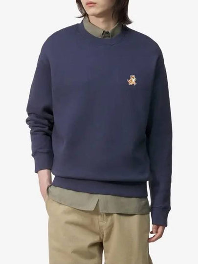 Fox Cotton Sweatshirt Navy - MAISON KITSUNE - BALAAN 2