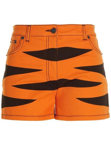 Year of the Tiger Shorts Orange - MOSCHINO - BALAAN 1