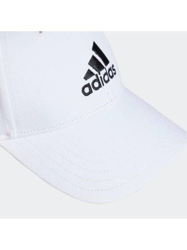 Embroidered Logo Cotton Twill Ball Cap White - ADIDAS - BALAAN 2