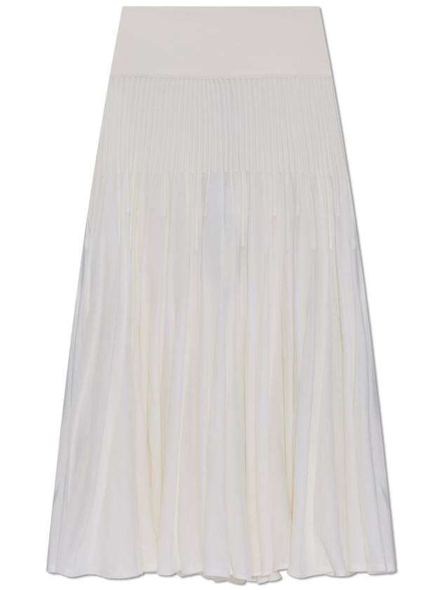 Alaïa Wool Skirt, Women's, White - ALAIA - BALAAN 1