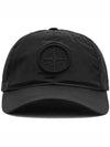 Logo Nylon Metal 6-Panel Ball Cap Black - STONE ISLAND - BALAAN 2