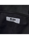 Milano Brushed Logo Tote Bag Black - MSGM - BALAAN 11