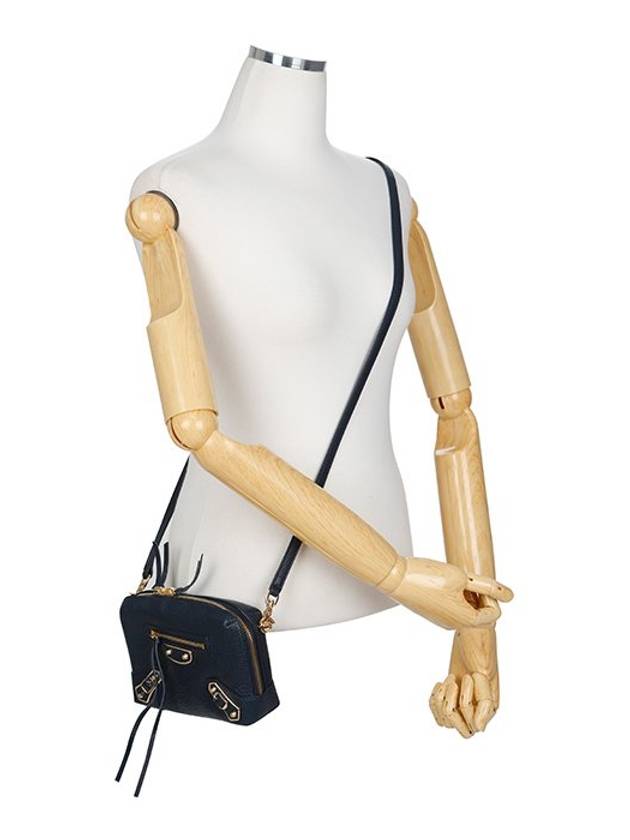 Metal Reporter Mini Cross Bag Navy - BALENCIAGA - BALAAN 2